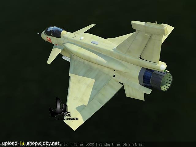 高山CG新作:加保形油箱歼10E!_空军版_三军论