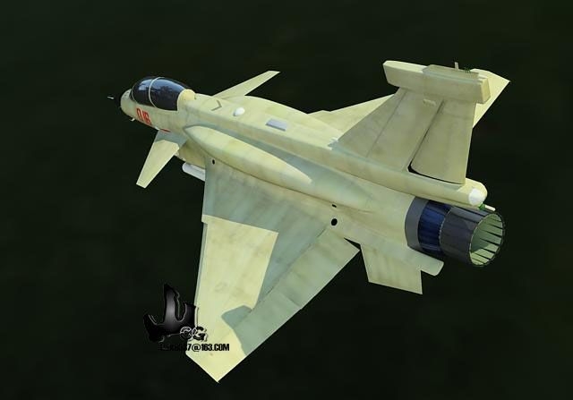 传说中挂保型油箱的歼10E_航空论坛_航空航天