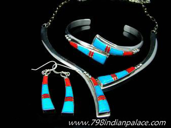 北美原住民印第安艺术家珠宝首饰手工原创作品